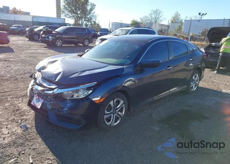 2016 Honda Civic Lx из США, поврежденный, VIN 19XFC2F50GE225519